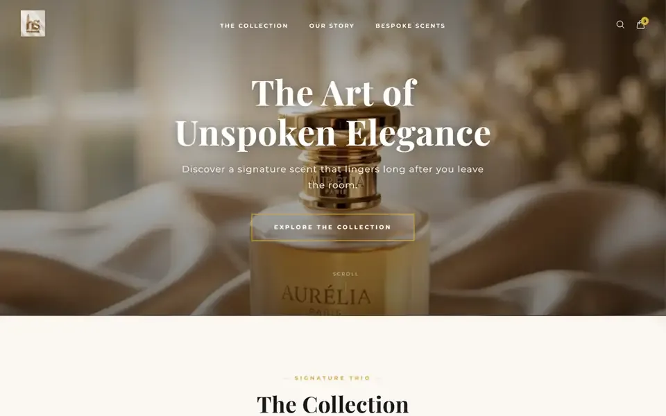 HS Fragrance website